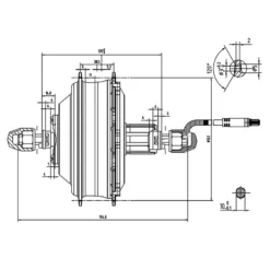 EBS V2 SGI-G Hinterradmotor 36V 250W 9 EBS V2 SGI-G Hinterradmotor 36V 250W -Bike Teile Markt SGI G Hinterradmotor Dimensionszeichnung mosy01 r 01b F01 1280x1280
